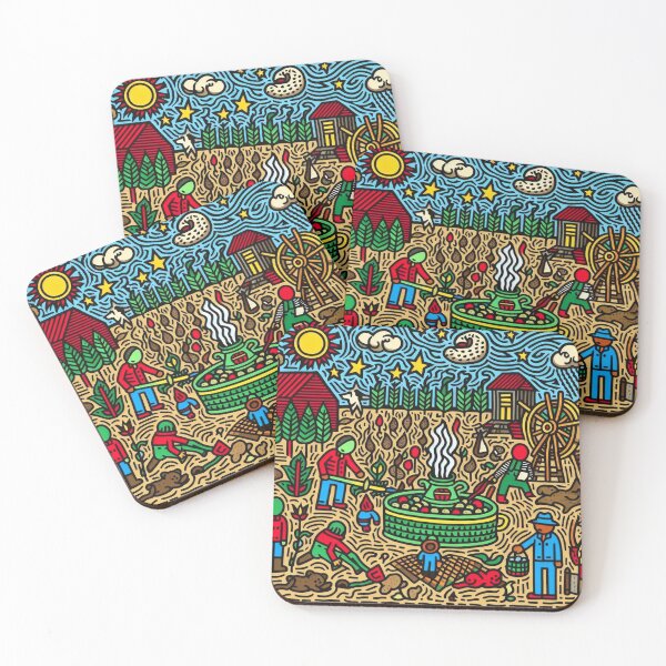 Item preview, Whimsical Farm Life - 090 designed and sold by sagaofsilence.