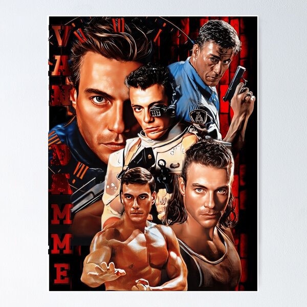 jcvd still kicking clipart