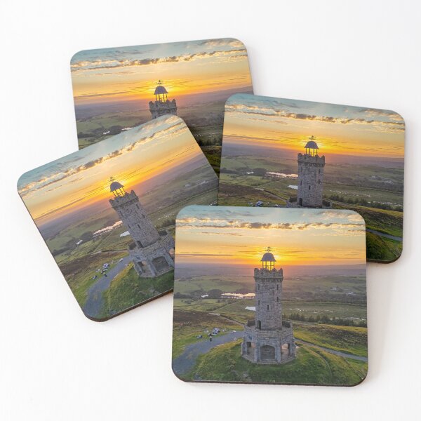 Item preview, Summer Solstice Sunset Over Darwen Tower, Lancashire designed and sold by Shafiq Khan.
