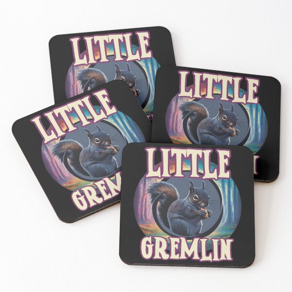 Item preview, LITTLE GREMLIN cute squirrel eating peanut design designed and sold by Jt41.