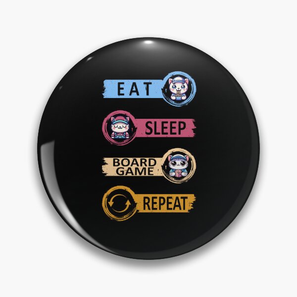 Artikelvorschau, Boardgamer - Eat, sleep, boardgame, repeat entworfen und verkauft von strokli.