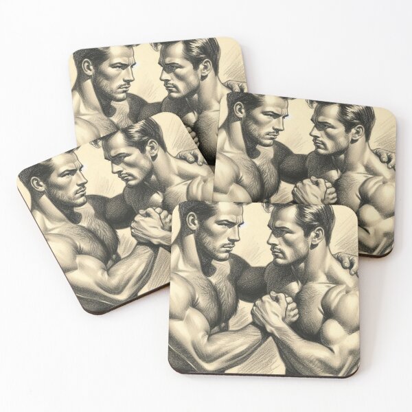 Item preview, 1940 Muscle Bears LGBTQ Gay Pride Graphic Design designed and sold by ItsAKinkThing.
