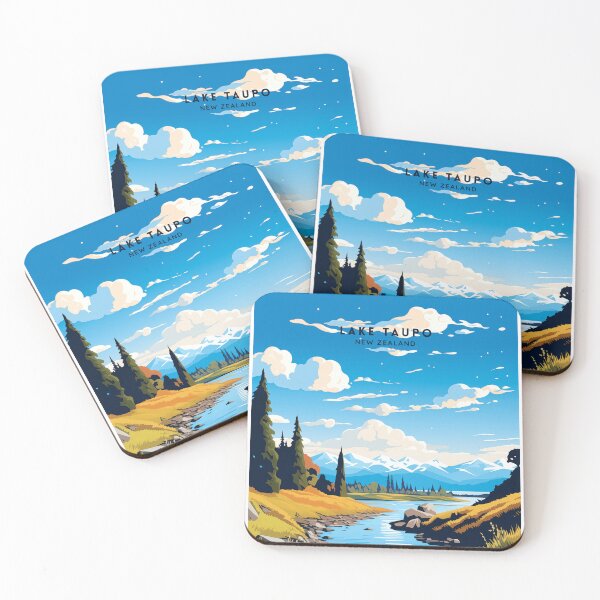 Item preview, Lake Taupo New Zealand Natural Beauty designed and sold by NeuralVibe.