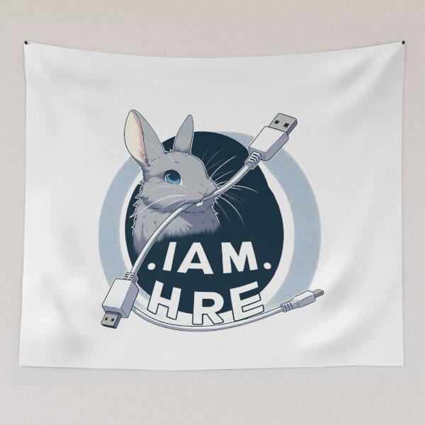 Item preview, I'm here, I'm a rabbit here, babbit, cheerful rabbit designed and sold by Kinia1982.
