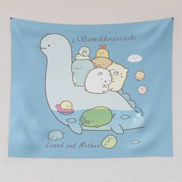 Item preview, Sumikkogurashi Lizard and Mother | Adorable Japanese Characters Design | Kawaii Cute Illustration for T-shirts, Stickers, Posters, and Home Decor designed and sold by FEBRICAST.