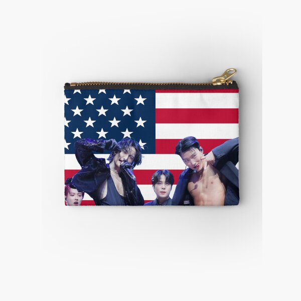 Item preview, USA Flag ATEEZ Kpop Idol Group Meme Funny Kpop designed and sold by StarBunnyDesign.