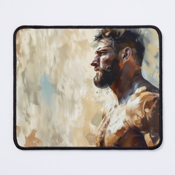 Item preview, Portrait of a Rugby Titan - Painting designed and sold by BeardyWanderers.