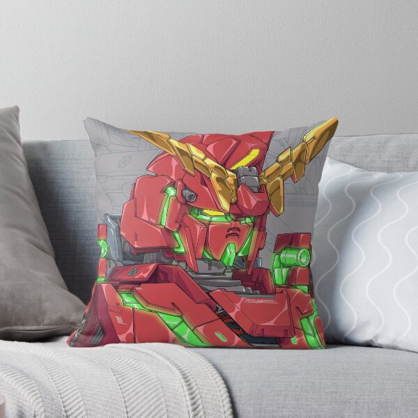 Artikelvorschau, Rotes Einhorn in voller Rüstung Gundam Art - Anime Mecha Design entworfen und verkauft von deveerei.