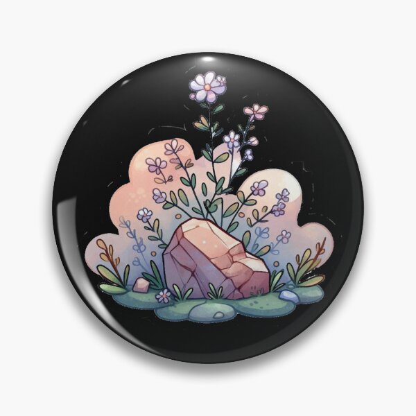 Artikelvorschau, Blumen Pastell wächst aus Stein entworfen und verkauft von Nanthanon.