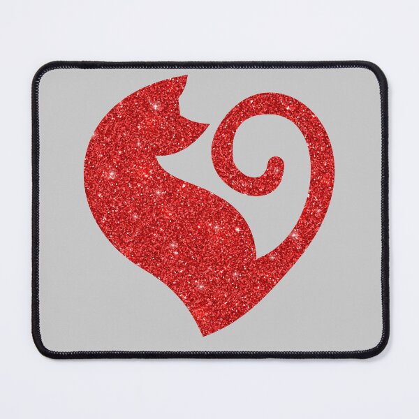 Item preview, Glittery Red Cat Love designed and sold by RakelMacc.