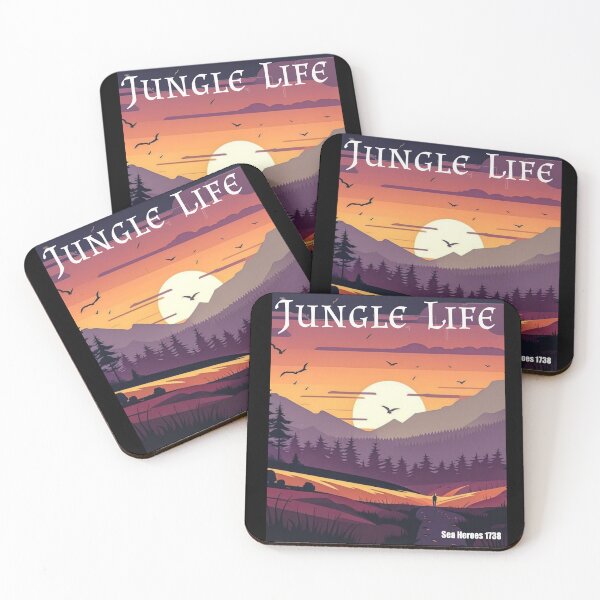 Item preview,  JUNGLE LIFE ADVENTURE /  TOPICAL JUNGLE WILD  LIFE / WILD AT HEART EXPLORE'S THE JUNGLE designed and sold by Dubione2.
