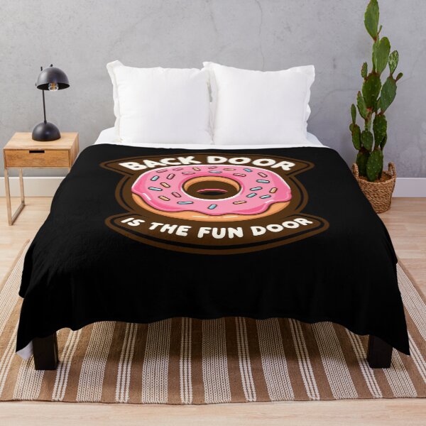 Item preview, Back Door Is The Fun Door Funny Dessert Art designed and sold by Dressed For  Duty.
