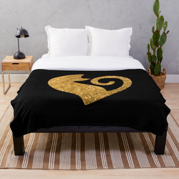 Item preview, Glittery Gold Cat Love designed and sold by RakelMacc.