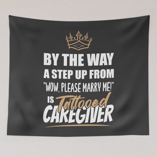 Item preview, Tattooed Caregiver is the Ultimate in Appeal. Funny gift Idea for Caregivers with Tattoos. designed and sold by funnycolors.