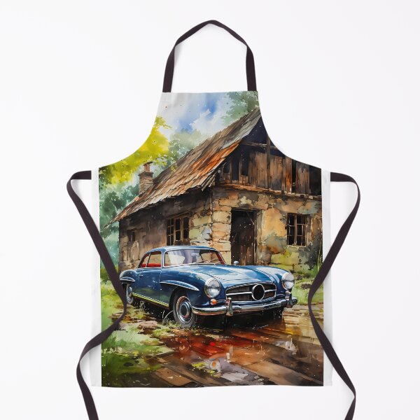 Item preview, Blue Mercedes Benz SL, Classic Elegance Car Rediscovered  designed and sold by RevUpDesign.