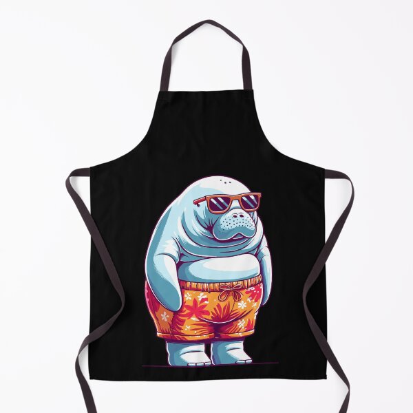 Item preview, Plump Manatee With Funny Swim Trunks Animal Art designed and sold by Dressed For Duty.