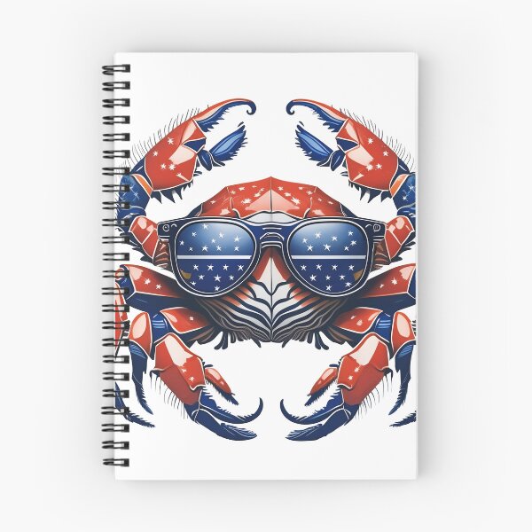 Item preview, 4th of July Crab Wearing American Sunglasses Cool T-Shirt designed and sold by lando218.