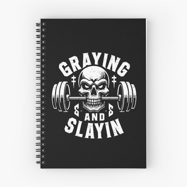 Item preview, Greyin And Slayin Graying And Slaying Workout Gym designed and sold by Dressed For  Duty.