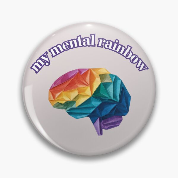 Item preview, my mental rainbow: abstract colorfull brain art designed and sold by Mayaart83.