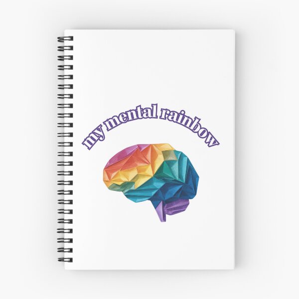 Item preview, my mental rainbow: abstract colorfull brain art designed and sold by Mayaart83.