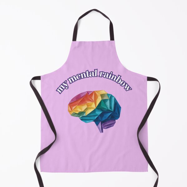 Item preview, my mental rainbow: abstract colorfull brain art designed and sold by Mayaart83.