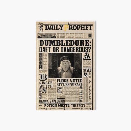 Item preview, Daily prophet Dumbledore designed and sold by ShokoLaPatata.