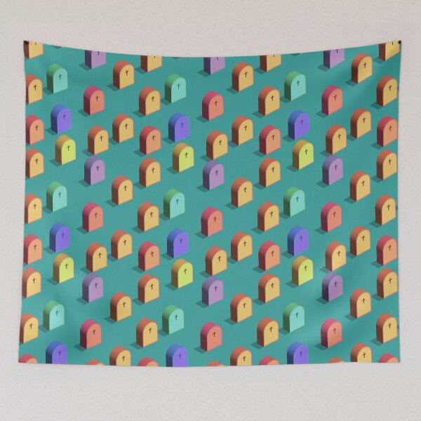 Item preview, R.I.P - Cemetery Pattern designed and sold by Alexandre Moschini.