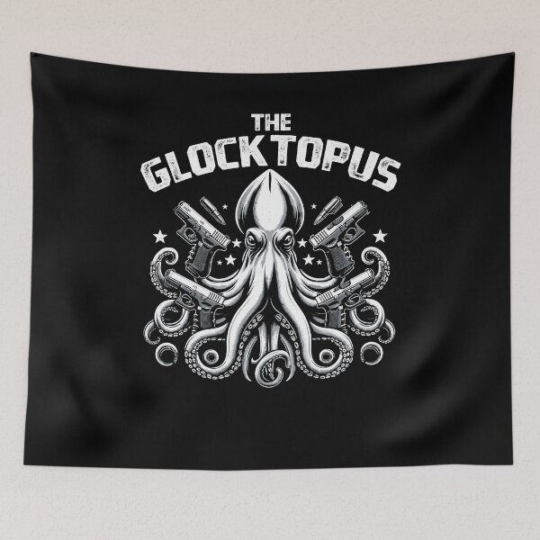 Item preview, Glocktopus Vintage Squid Octopus Meme Funny Graphic Art designed and sold by Dressed For  Duty.