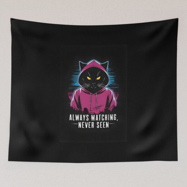 Item preview, Suspicious Cat designed and sold by TheInkyOwl-TIO.