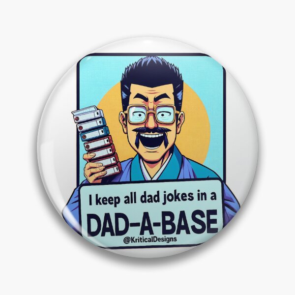 Artikelvorschau, Ich bewahre alle meine Papa-Witze in einer Dad-a-Base auf – Lustiges Papa-Witz-Design entworfen und verkauft von KriticalDesigns.