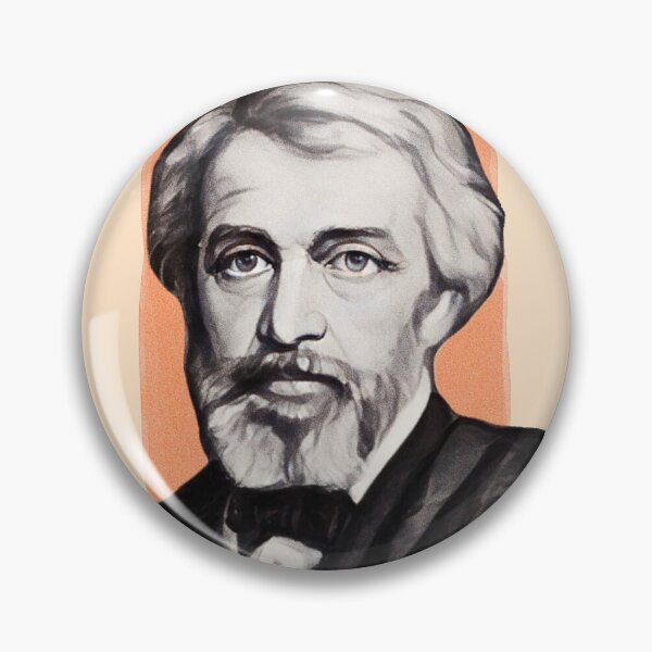 Artikelvorschau, Schottischer Historiker Thomas Carlyle - orange - Illustration entworfen und verkauft von Litstoy.