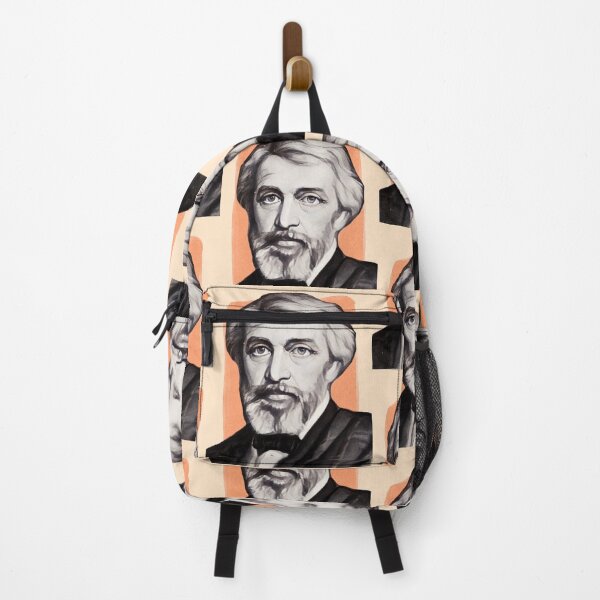 Item preview, Scottish Historian Thomas Carlyle - orange - illustration designed and sold by Litstoy.
