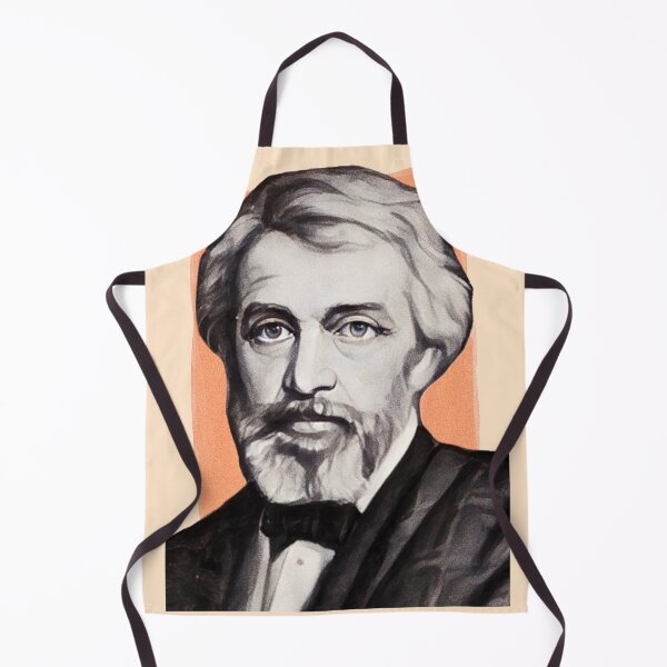 Item preview, Scottish Historian Thomas Carlyle - orange - illustration designed and sold by Litstoy.