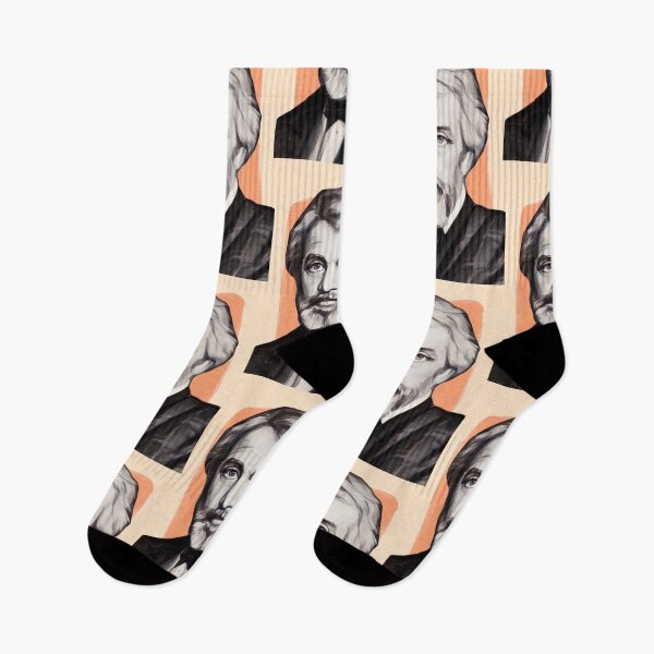 Item preview, Scottish Historian Thomas Carlyle - orange - illustration  designed and sold by Litstoy.