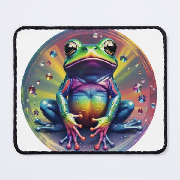 Item preview, Crystal Magic Vibes Frog designed and sold by EmeraldCauldren.