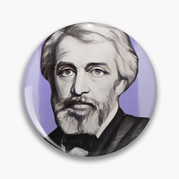 Item preview, Scottish Essayist Thomas Carlyle - purple - illustration  designed and sold by Litstoy.