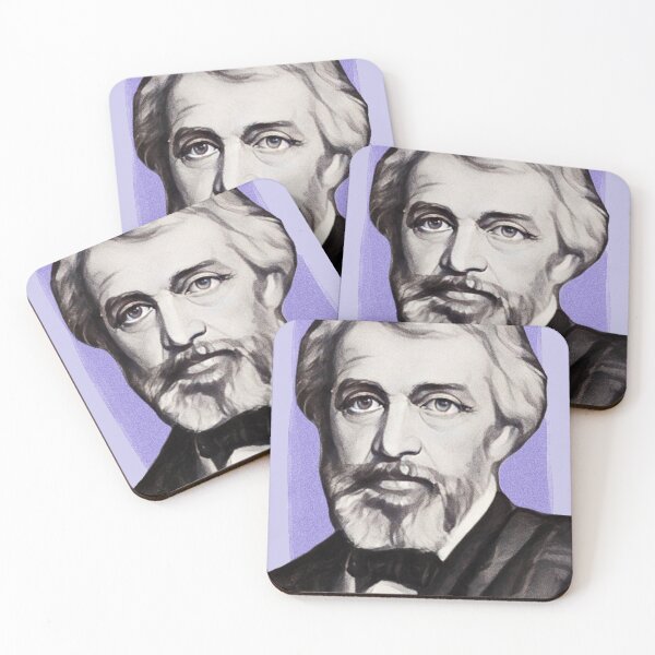 Item preview, Scottish Essayist Thomas Carlyle - purple - illustration  designed and sold by Litstoy.