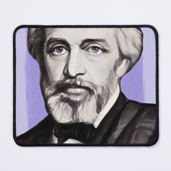 Item preview, Scottish Essayist Thomas Carlyle - purple - illustration designed and sold by Litstoy.