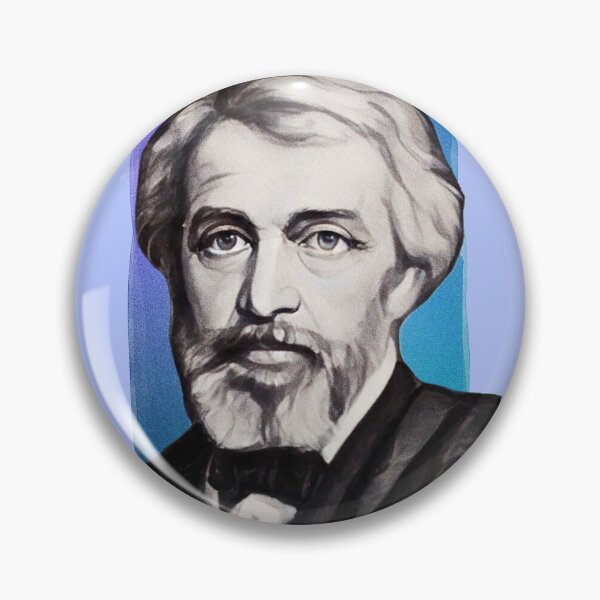 Item preview, Scottish Essayist Thomas Carlyle - blue - illustration  designed and sold by Litstoy.