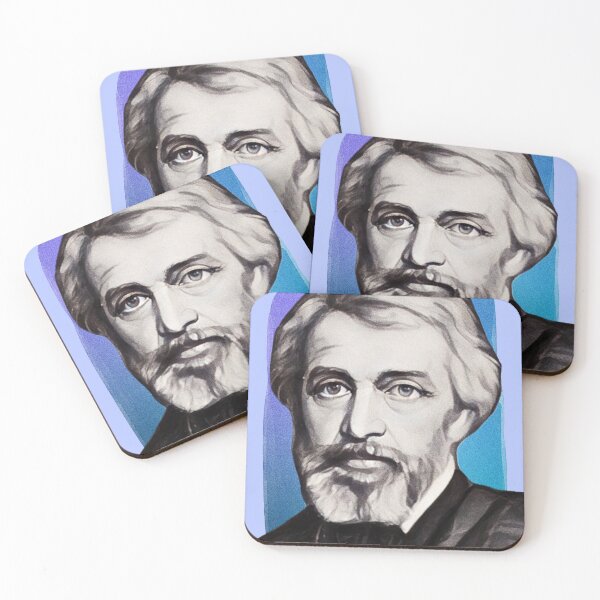 Item preview, Scottish Essayist Thomas Carlyle - blue - illustration  designed and sold by Litstoy.