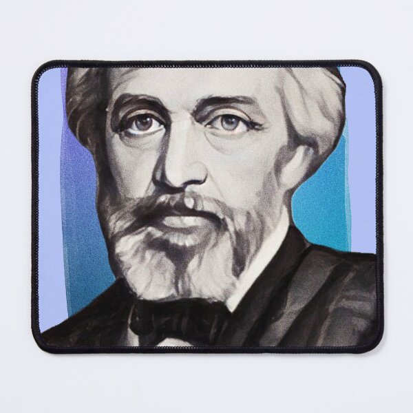 Item preview, Scottish Essayist Thomas Carlyle - blue - illustration  designed and sold by Litstoy.