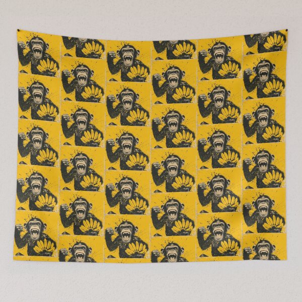 Item preview, Rage Monkey Holding Bananas designed and sold by SplendidThings.