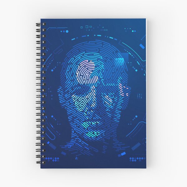Item preview, digital forensic biometrics fingerprint face futuristic interface designed and sold by NiamLab.