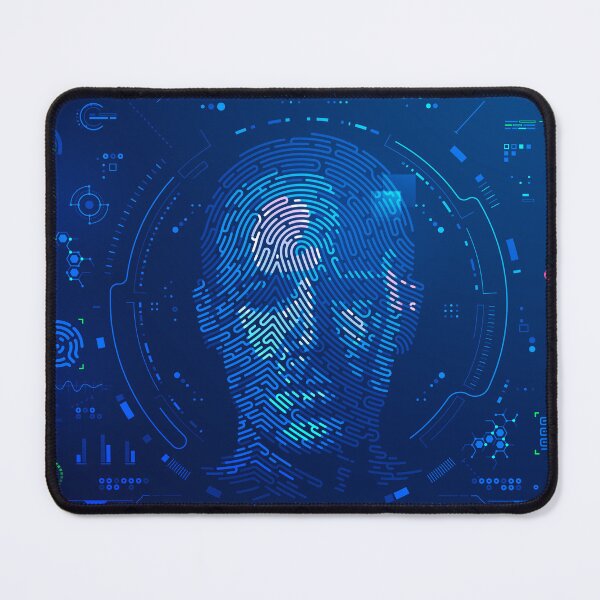 Item preview, digital forensic biometrics fingerprint face futuristic interface designed and sold by NiamLab.