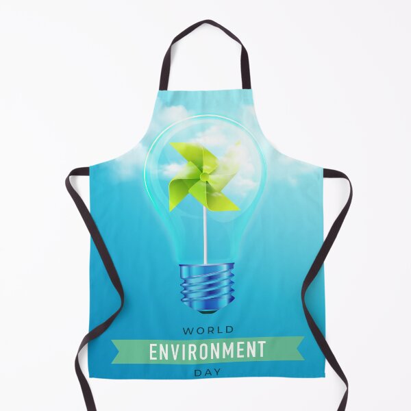 Item preview, world environment day realistic light bulb wind turbine designed and sold by NiamLab.