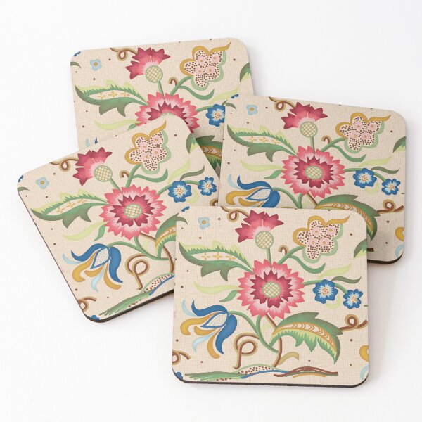 Item preview, Vintage Flower Crewel Pattern 1970s designed and sold by VintageStyle.