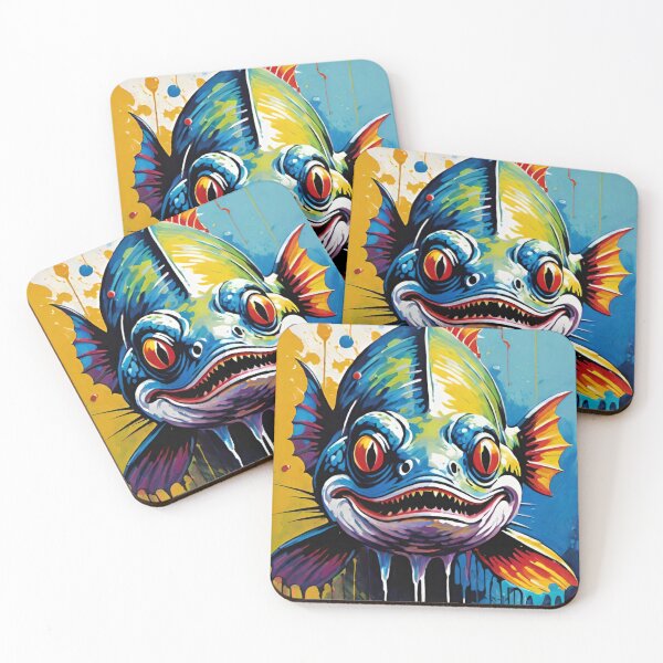 Aperçu de l'œuvre poisson, horoscope, amulette, art, dessin, abstraction créée et vendue par DonnaBlankaArt.