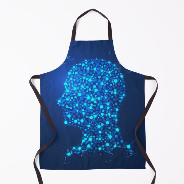 Item preview, biotechnology machine learning man head designed and sold by NiamLab.