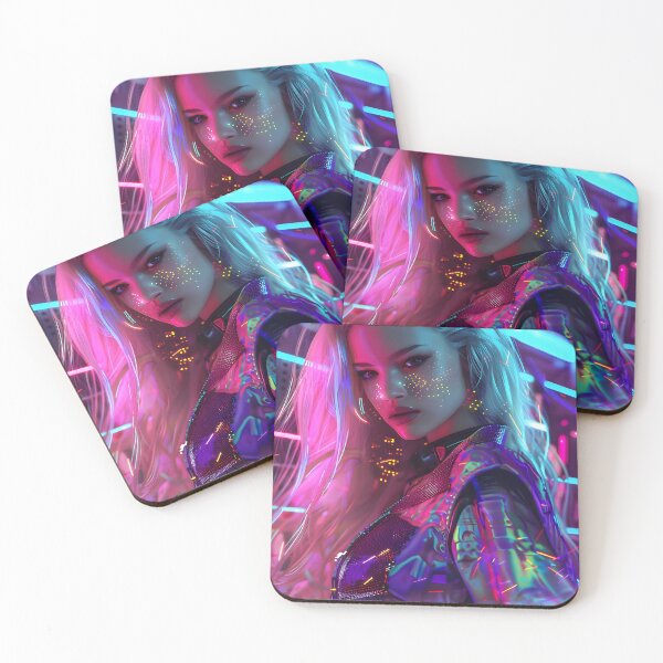 Item preview, Holographic Futuristic Beauty designed and sold by AI-Only Creations.