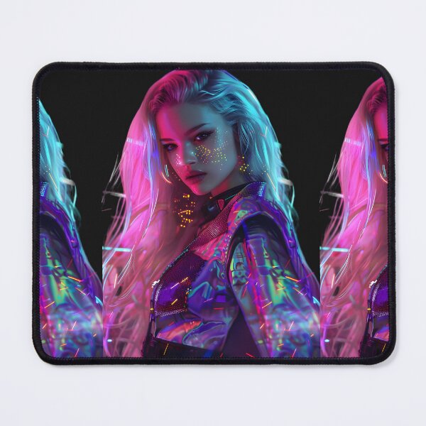 Item preview, Holographic Futuristic Beauty designed and sold by AI-Only Creations.